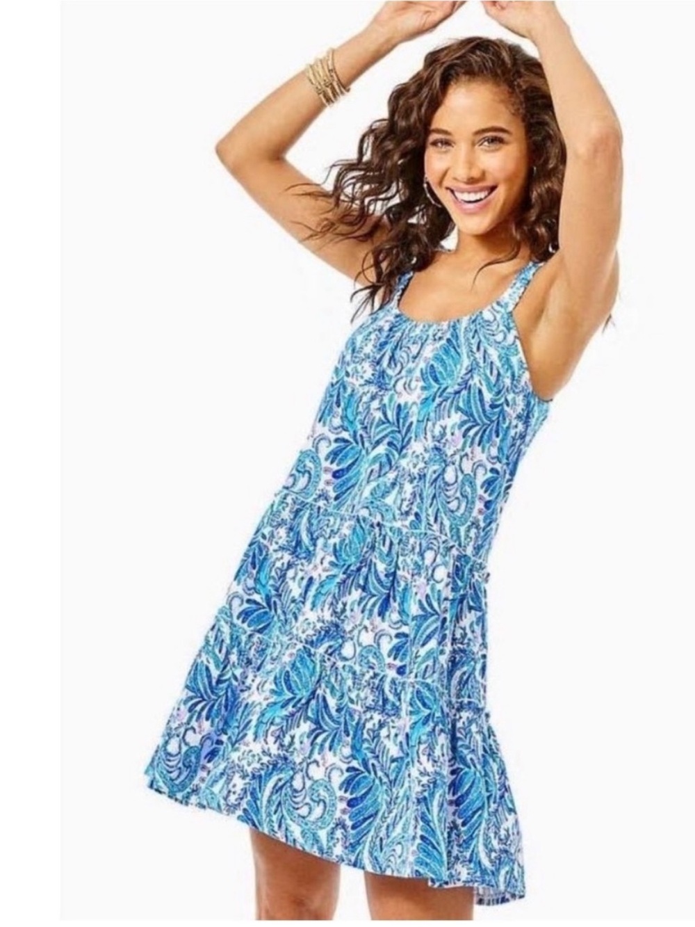 Lilly Pulitzer Loro Swing Dress Bird is the Word